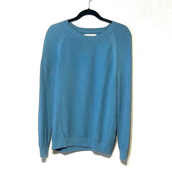 LOFT Stitchy Sweater 100% Cotton - Picture 2 of 5